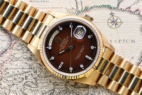 Rolex brown dial